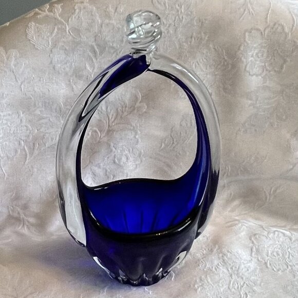 blue cobalt basket - Picture 6 of 8